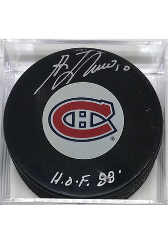 Montreal Canadiens Guy Lafleur Autograph Puck