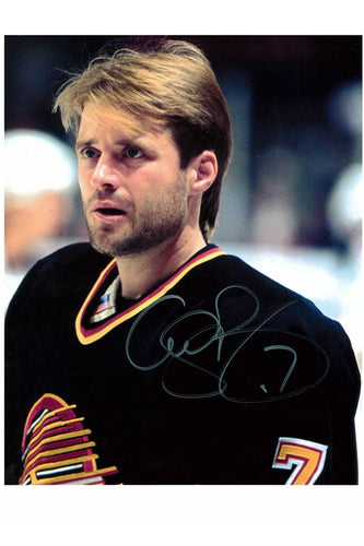 Vancouver Canucks Cliff Ronning Autograph 8x10 Photo