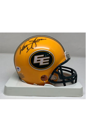 Edmonton CFL Warren Moon Autograph Mini Helmet