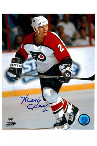 Philadelphia Flyers Mark Howe 8x10 Autograph Photo