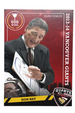 Load image into Gallery viewer, Vancouver Giants WHL 13/14 Team Card Set