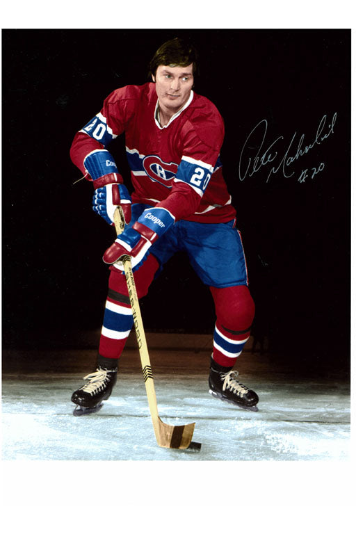 Peter Mahovlich Montreal Canadiens Autographed 8x10
