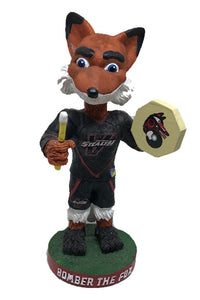 Vancouver Stealth NLL Bomber the Fox Bobblehead