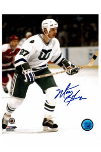 Hartford Whalers Marty Howe 8x10 Autograph Photo